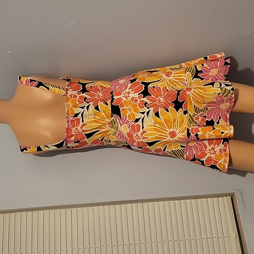 ❤️ NWT COLORFUL FLORAL MINI DRESS SIZE SMALL - Picture 2 of 7